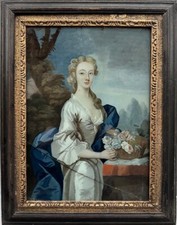 Antique painting portrait for sale  HASSOCKS