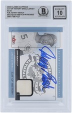 Johnny Bench Reds 2005 Fleer Classic Cut Of History assinado #CH-JB BAS 10 cartas comprar usado  Enviando para Brazil