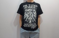 Używany, Die Toten Hosen Schwarzes Baumwolle Herren T-Shirt Punk Rock Musikband Größe L na sprzedaż  PL