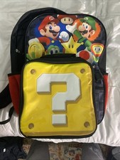 Mochila Nintendo Super Mario Bros com lancheira anexada guc , usado comprar usado  Enviando para Brazil