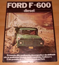 Folheto Ford F-600 Diesel - Como foto comprar usado Folheto Ford F-600 Diesel - Como foto comprar usado  Enviando para Brazil