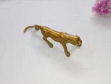 Usado, Maçaneta de porta Running Tiger Design latão jaguar animal puxador lateral DM169 comprar usado  Enviando para Brazil