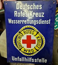 Ddr drk emailleschild gebraucht kaufen  Freital