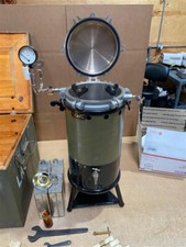 Autoclave tcheca de sobrevivência militar com caixa de madeira comprar usado  Enviando para Brazil
