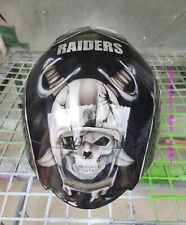 CAPACETE DE MOTOCICLETA AEROGRAFADO PERSONALIZADO RAIDERS comprar usado  Enviando para Brazil
