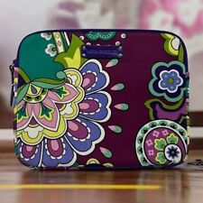 Vera Bradley Floral Púrpura Verde Neopreno Mini Tablet iPad Notebook Estuche 10 x 8 segunda mano  Embacar hacia Argentina