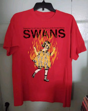 Camiseta vermelha Swans Band live in concert tamanho completo P-5XL SO712, usado comprar usado Camiseta vermelha Swans Band live in concert tamanho completo P-5XL SO712, usado comprar usado  Enviando para Brazil