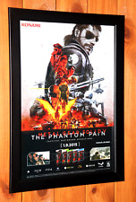 Metal Gear Solid V The Phantom Pain PS3 Xbox One 360 pequeno pôster página de anúncio emoldurada comprar usado  Enviando para Brazil