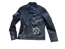 Biker jacke print gebraucht kaufen  Frankfurt am Main