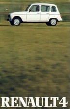 Catalogue brochure  Renault 4 1980/1981 France comprar usado  Enviando para Brazil