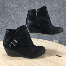 Botas infantis Blowfish Malibu meninas jovens 4 botas anilha tornozelo preto zíper lateral comprar usado  Enviando para Brazil
