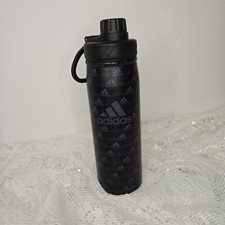 Garrafa de água ADIDAS 600 ml, 20 oz parafuso superior aço preto metal isolamento a frio quente comprar usado  Enviando para Brazil