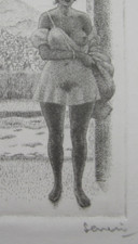 SEVERIN MARK Exlibris Ex Libris bookplate SIGNIERT erotic art nude akt RAR !!! na sprzedaż  Wysyłka do Poland