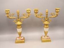 Paire bougeoirs louis d'occasion Paire bougeoirs louis d'occasion  Mazan