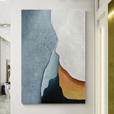 Decoração de quarto pintura a óleo abstrata pôster de lona feito à mão arte de parede estética, usado comprar usado  Enviando para Brazil