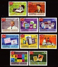 Yemen Kingdom 1968 used Mi.575/84 A Internationale Philatelie Philately Stamps comprar usado  Enviando para Brazil