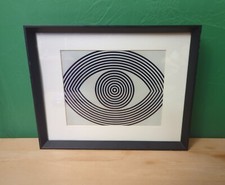 Framed abstract black for sale  Ambridge