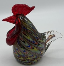 Blown glass rooster for sale  Northbrook
