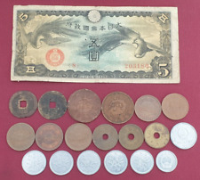 LOTE MIX BILLETES Y MONEDAS CHINA Y JAPÓN COMBINAN FRANQUEO segunda mano  Embacar hacia Argentina