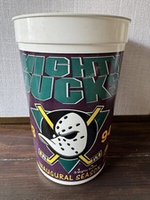 Copo de bebida Mighty Ducks temporada inaugural 93 94 Del Taco Coca Cola NHL colecionador comprar usado  Enviando para Brazil