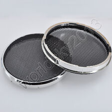 Usado, 2 peças 3" polegadas capa de alto-falante áudio círculo decorativo grade de malha de metal 106mm/4.17" comprar usado  Enviando para Brazil