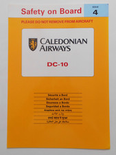 Safety card caledonian gebraucht kaufen  Kronberg im Taunus