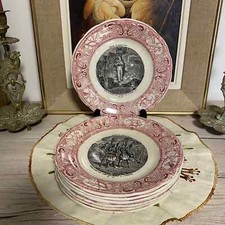 Anciennes assiettes parlantes d'occasion  Gurgy