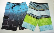 Lote de shorts masculinos de prancha No Fear Burnside ambos tamanho 32 natação surfista skatista hip hop comprar usado  Enviando para Brazil