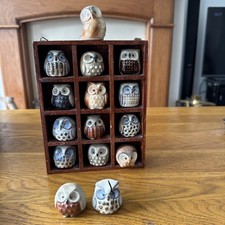 Ceramic owl collection for sale  DOVER