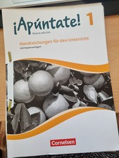 Spanisch apúntate handreichun gebraucht kaufen  Berlin