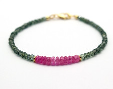 Grüner saphir rosa gebraucht kaufen  Idar-Oberstein
