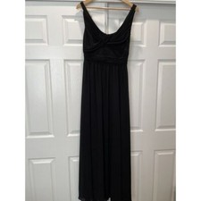 Maxi Vestido de Noche Love by Theia Negro Plisado Formal Talla 6 segunda mano  Embacar hacia Mexico