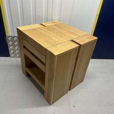 Chunky wooden bedside for sale  NEWTON-LE-WILLOWS