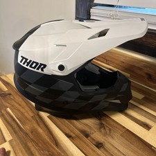 Capacete Thor Sector - Birdrock - preto/branco, usado comprar usado  Enviando para Brazil