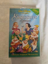 Vhs biancaneve sette usato  Luino