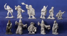 11 miniaturas de metal Grenadier Wizards Warriors PCs D&D LOTR TSR sem pintura 1979 comprar usado  Enviando para Brazil