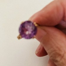 Goldring amethystkristall gebraucht kaufen  Berlin