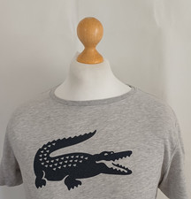 Camiseta Lacoste Grande Crocodilo Ultra Seco Tamanho 4/Médio/40" 100% Autêntica, usado comprar usado  Enviando para Brazil