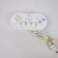 Usado, Controle Nintendo Wii clássico branco fabricante de equipamento original RVL-005, testado e funcionando comprar usado  Enviando para Brazil