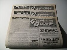 Greyhound owner 1988 for sale  MANCHESTER