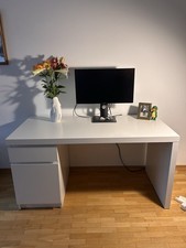 Malm schreibtisch weiß gebraucht kaufen  München