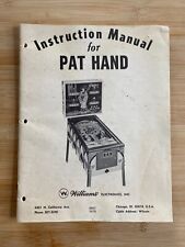 Instructions manual pat gebraucht kaufen  Warendorf