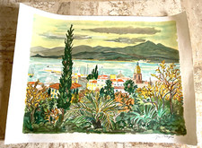 Yves brayer lithographie d'occasion  Bordeaux-