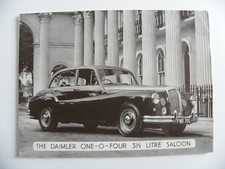 Brochure anglaise daimler d'occasion  France