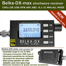 Receptor de rádio amador Belka-DX-max 0.1MHz - 31MHz com alto-falante LSP3W, BELKA RCVR comprar usado  Enviando para Brazil