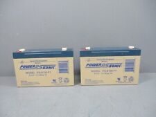 Power Sonic PS-6100F1 Bateria Recarregável Selada 6V 12Amp Novo Lote de 2 comprar usado  Enviando para Brazil