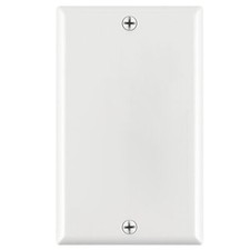 Cubierta de placa de pared en blanco individual 1 pandilla blanca sin salida decoración placa frontal placa de pared segunda mano  Embacar hacia Mexico