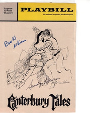 Copertina playbill firmata usato  Spedire a Italy