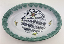 Spaghettata oval ceramic for sale  HULL