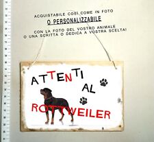 Targa attenti cane usato  Italia